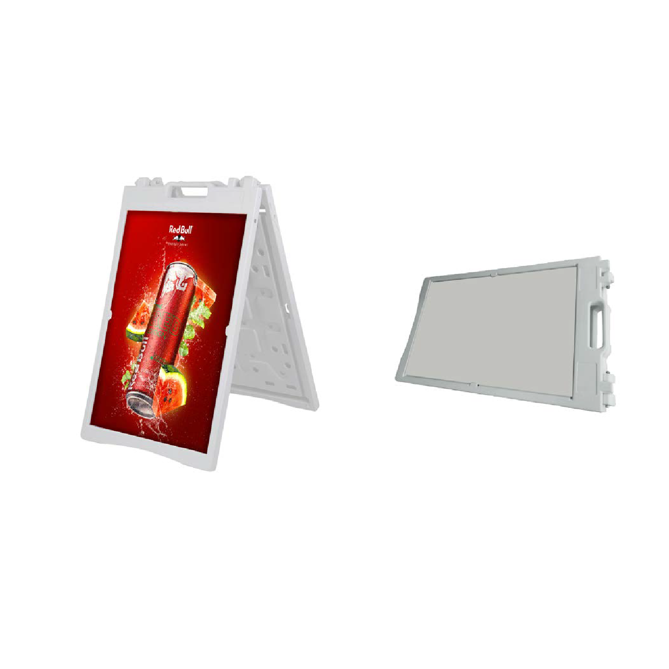 Plastic A-Frame Sign with Water-Fill Base
