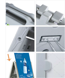 Plastic A-Frame Sign with Water-Fill Base