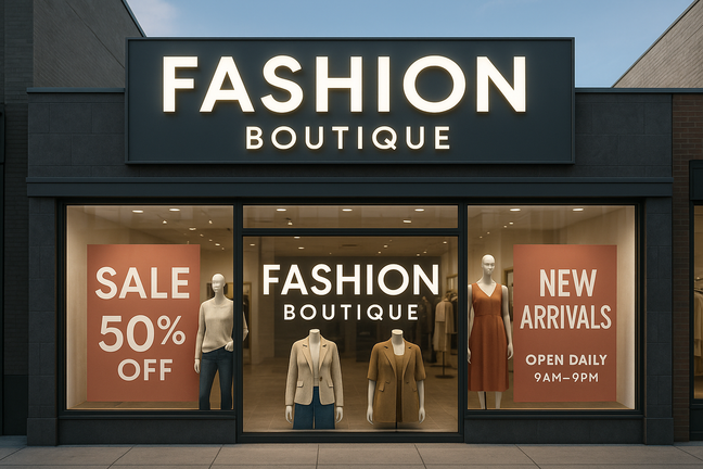 can you change it to a clothing store