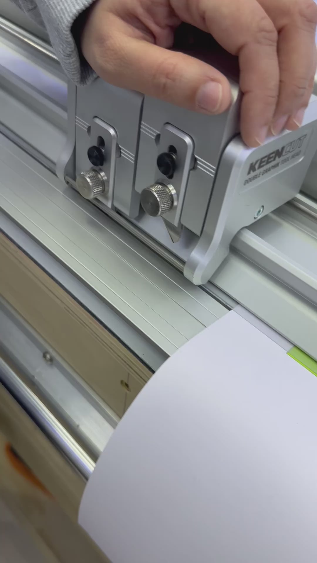 Load video: Video of Knight Graphics team printing and assembling custom pull up banners NZ-wide.