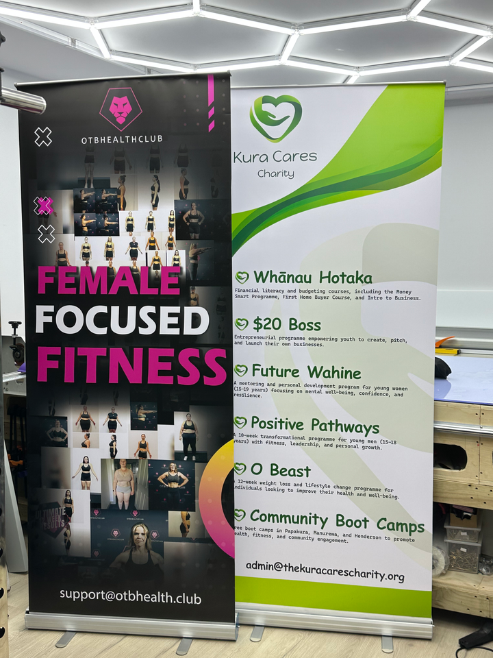 Pull Up Banner aluminium base and support pole – durable and easy to assemble