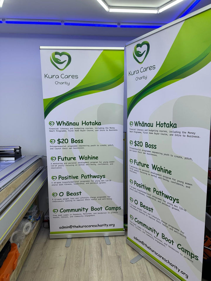 Pull Up Banner NZ – portable retractable display stand for events and exhibitions
