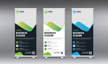Setting up a Pull Up Banner display for trade shows and retail events