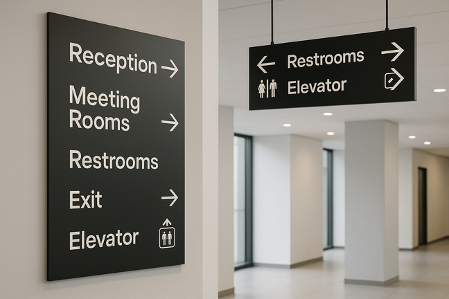 Way finding signs